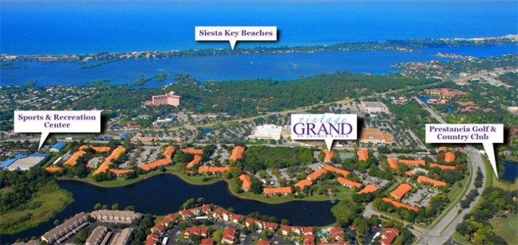 Vintage Grand on Palmer Ranch just a few short miles from Florida's Best Beach on Siesta Key.